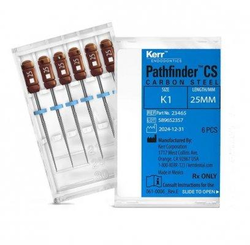 Pathfinder CS Carbon Steel 21mm 6/Pkg (SybronEndo)