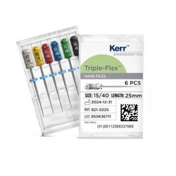Triple-Flex Stainless Steel Endo Files 30mm 6/Pkg (SybronEndo)