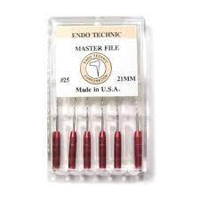 Master File Stainless Steel 21mm Pack of 6