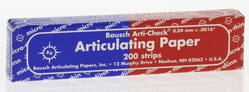 Articulating Arti-Check Paper Red/Blue 200 Strips (Bausch)