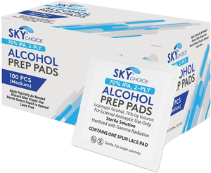 Alcohol Prep Pad Sterile (Sky Choice)