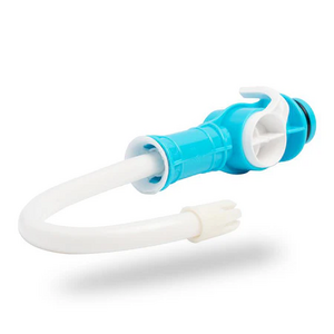 Aero HVE Saliva Ejector Barb With Backflow Prevention Blue 100/Bag (Dove Dental)