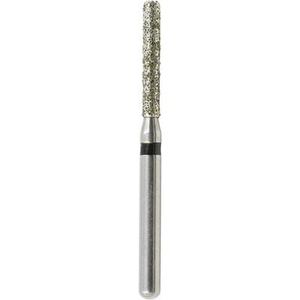 SimpliCut Single Use Diamond Burs Cylinder Rounded Shoulder, 25/Pkg (Kerr Rotary)