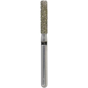 SimpliCut Single Use Diamond Burs Cylinder Rounded Shoulder, 25/Pkg (Kerr Rotary)