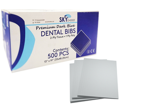 Bibs Disposable Patient 2ply 13