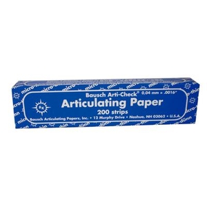 Bausch Arti-Check X-Thin Articulating Paper Straight (Bausch)