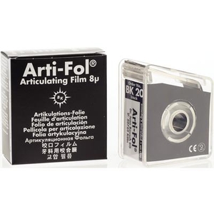 Articulating Arti-Fol Film Ultra Thin Black 1 Sided, Black (Bausch)