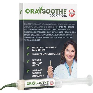 Orasoothe Sockit Oral Wound Dressing 10 g Syringe