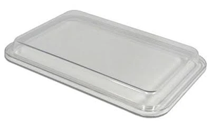 Tray Lid Cover Clear Plastic Size 