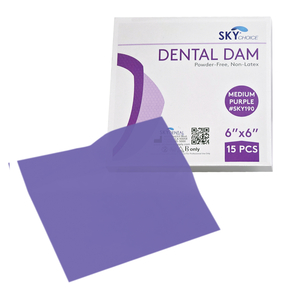 Dental Dam Non-Latex Mint Flavored Medium Purple (Sky Choice)