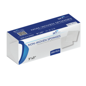 Gauze Sponges NonWoven – Nonsterile, 4 ply (Sky Choice)