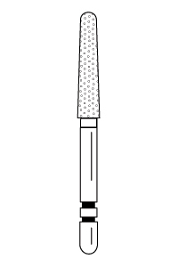 Premier Two Striper Black Round End Taper 5/pk (Premier)