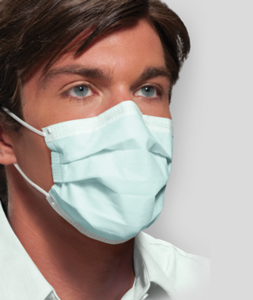 Mask Earloop Isofluid Fog Free ASTM Level 1, 40/Box (Crosstex)