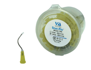 Stat-Flo PreBent Infusor Brush Tips Yellow 19 Gauge (Vista)