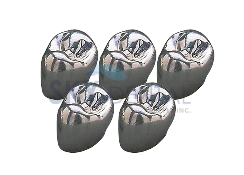 Crowns 1st Perm Lower Left Bicuspids Pack of 5 (Sky Choice)