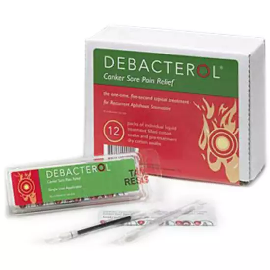Debacterol Canker Sore Oral Swabs (12)