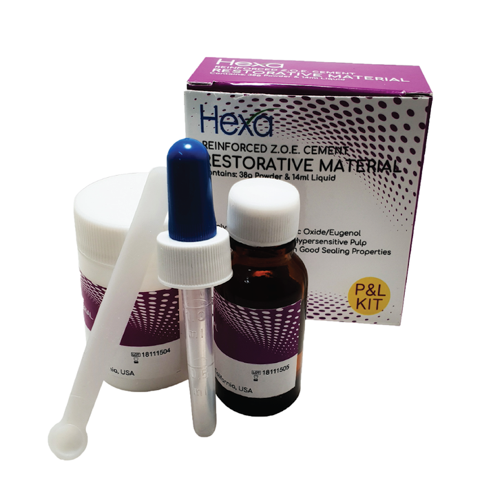 ZOE Temporary Filling Cement Kit (Hexa Dental)