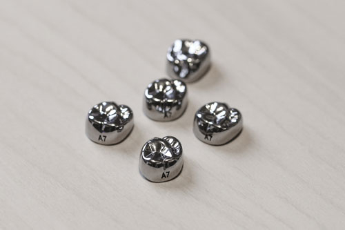 Crown Stainless Steel Molar XT D-Lower Left 5/pk (Acero)