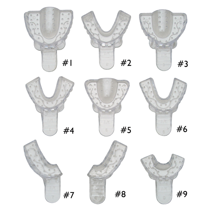 Impression Trays Clear 12/pk (Vista)